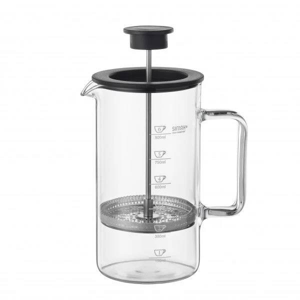 Oldenhof Cafetière 1 Liter Glas Kunststof 1 Oldenhof Cafetière 1 Liter Glas Kunststof