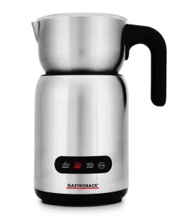 Gastroback Design Milk & Chocolate Advanced Elektrische Melkopschuimer Rvs
