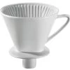 Cilio Koffiefilter Met Mondstuk Maat 4 Keramiek Wit