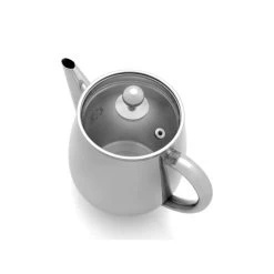 Bredemeijer Duet Eva Theepot 1,1 Liter Rvs Glans -Koffie Drank Winkel 111015 2