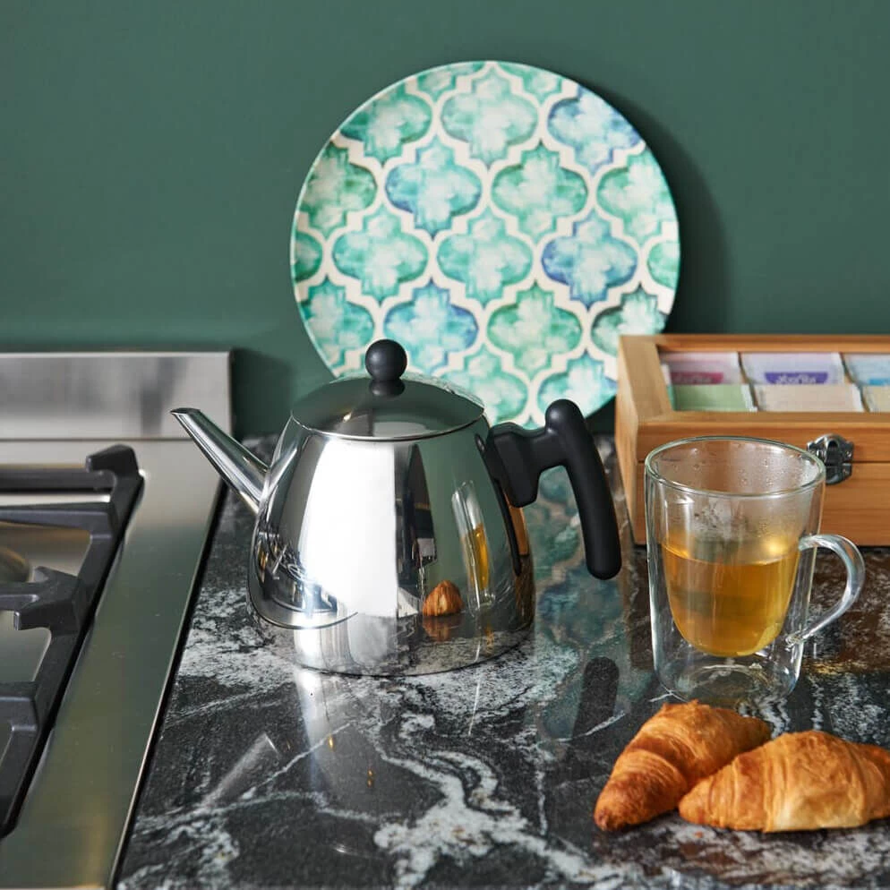 Bredemeijer Duet Classic Theepot 1,2 Liter Rvs Zwart 2 Bredemeijer Duet Classic Theepot 1,2 Liter Rvs Zwart - Afbeelding 2