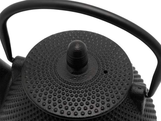 Bredemeijer Asia Wuhan Theepot 1 Liter Gietijzer Zwart 3 Bredemeijer Asia Wuhan Theepot 1 Liter Gietijzer Zwart - Afbeelding 3