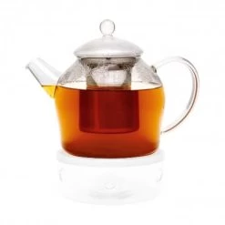 Bredemeijer Minuet Santhee Theepot 1,2 Liter Glas -Koffie Drank Winkel 165002 165007 1