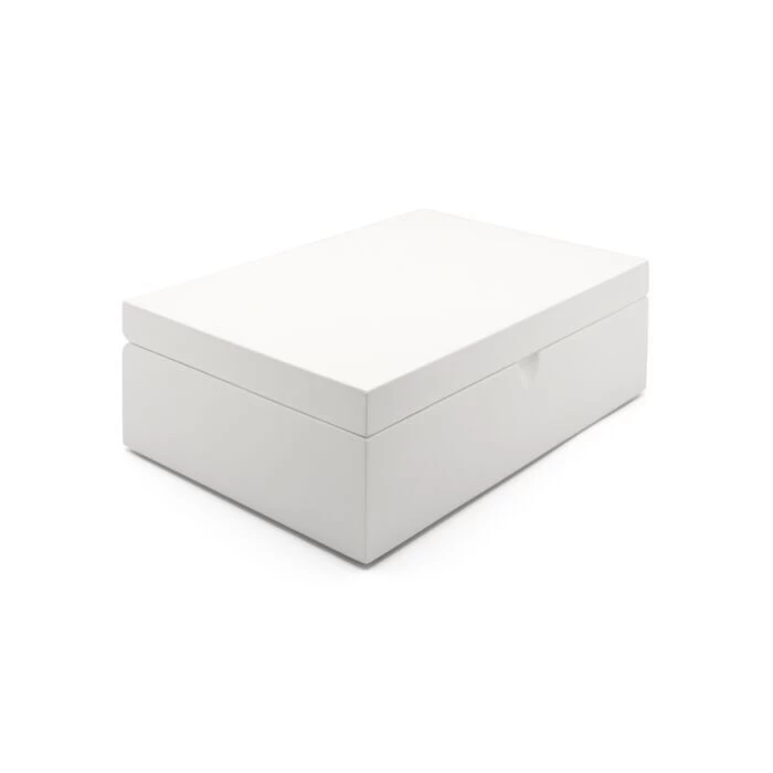 Bredemeijer Theedoos Met 6 Blikjes Bamboe Wit 1 Bredemeijer Theedoos Met 6 Blikjes Bamboe Wit