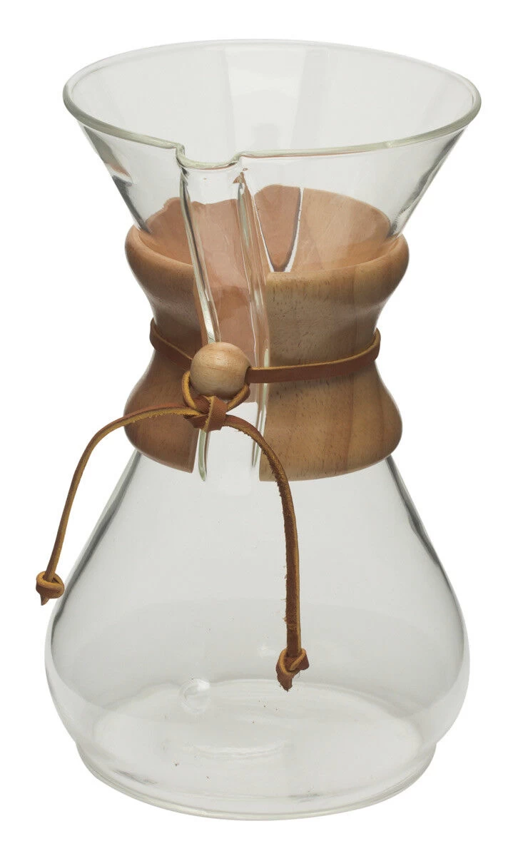 Chemex Classic Filterkoffiemaker 8-kops 1,2 Liter Glas 1 Chemex Classic Filterkoffiemaker 8-kops 1,2 Liter Glas