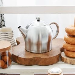 Bredemeijer Minuet Santhee Theepot 1,4 Liter Rvs Mat -Koffie Drank Winkel 3308ms minuet santhee sfeer 1