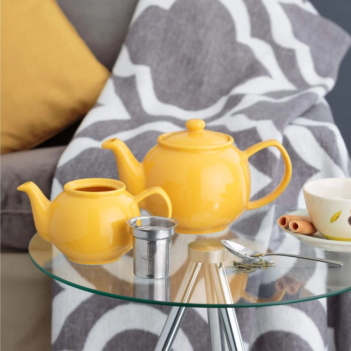 Price & Kensington Theepot 2 Kops 450 Ml Mosterdgeel 3 Price & Kensington Theepot 2 Kops 450 Ml Mosterdgeel - Afbeelding 3