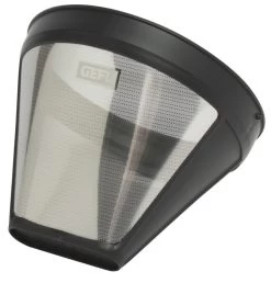 Gefu Permanent Koffiefilter Maat 4 Rvs Zwart
