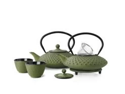 Bredemeijer Xilin Jing Theepot 1,25 Liter Gietijzer Groen -Koffie Drank Winkel asia xilin green set 1