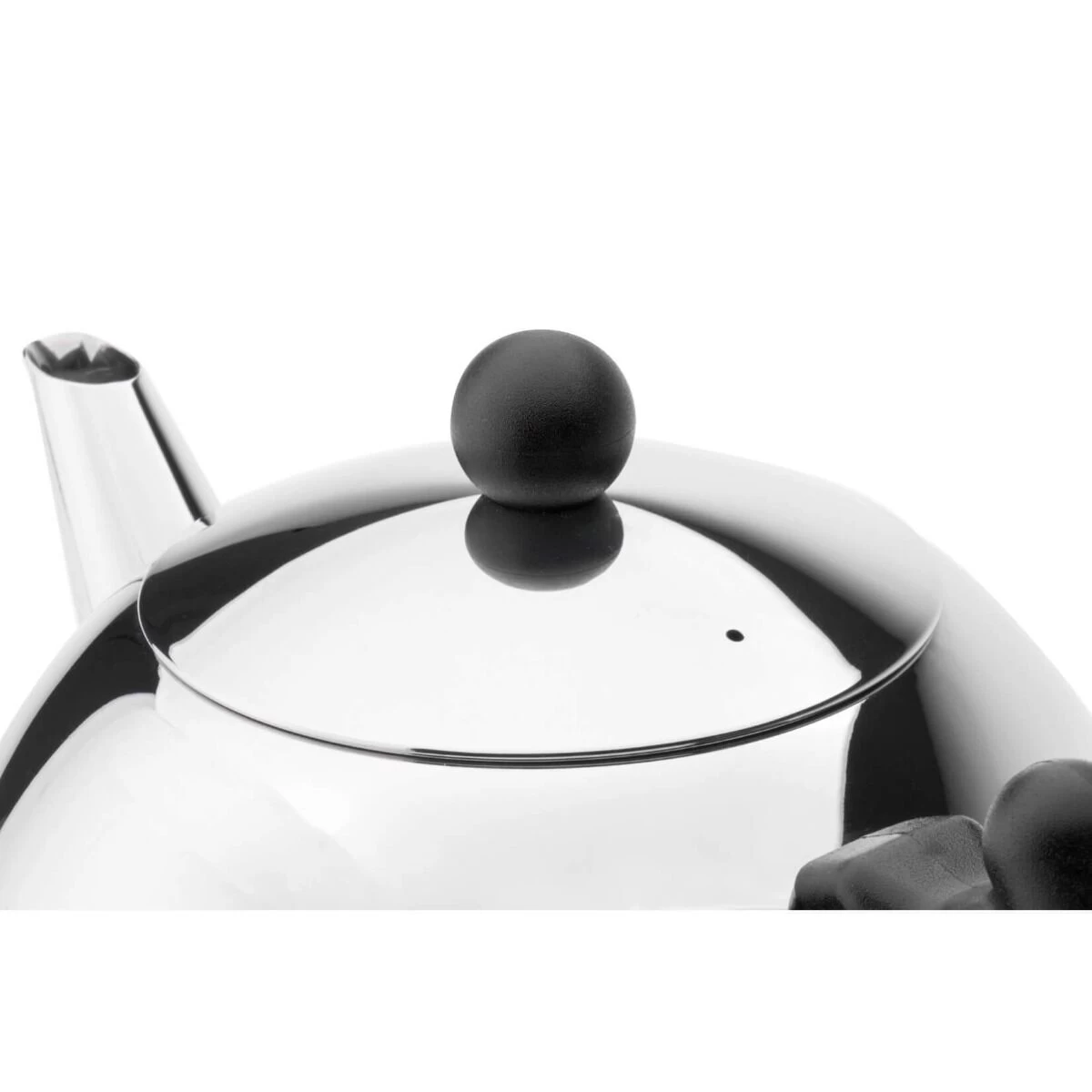 Bredemeijer Duet Bella Ronde Theepot 1,2 L Rvs/zwart 2 Bredemeijer Duet Bella Ronde Theepot 1,2 L Rvs/zwart - Afbeelding 2