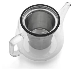 Bredemeijer Solo Bari Theeset Met RVS Warmer En Filter 1,5 L Glas -Koffie Drank Winkel bredemeijer bredemeijer solo bari theepot 15 liter 4
