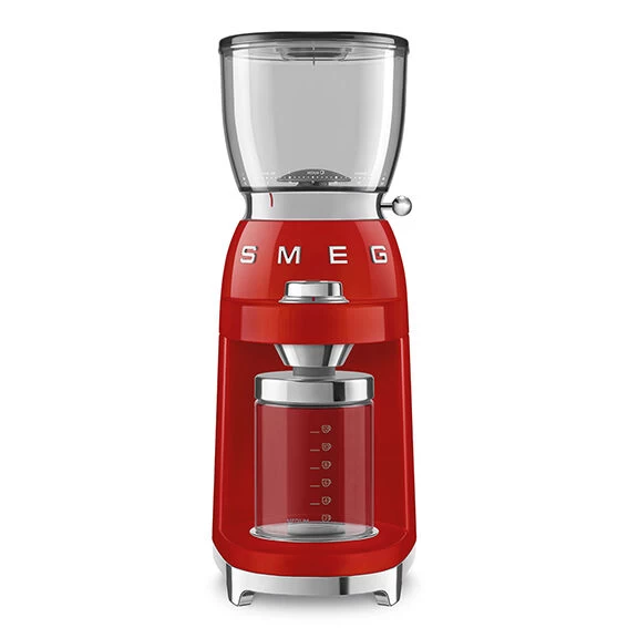 Smeg 50's Style Koffiebonenmolen 350 Gr Rood 1 Smeg 50's Style Koffiebonenmolen 350 Gr Rood