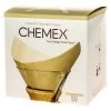 Chemex FSU-100 Voorgevouwen Ongebleekte Filters 100 Stuks