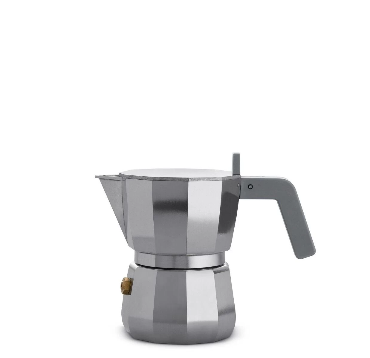 Alessi Moka David Chipperfield Mokapot 6 Kops Aluminium 2 Alessi Moka David Chipperfield Mokapot 6 Kops Aluminium - Afbeelding 2