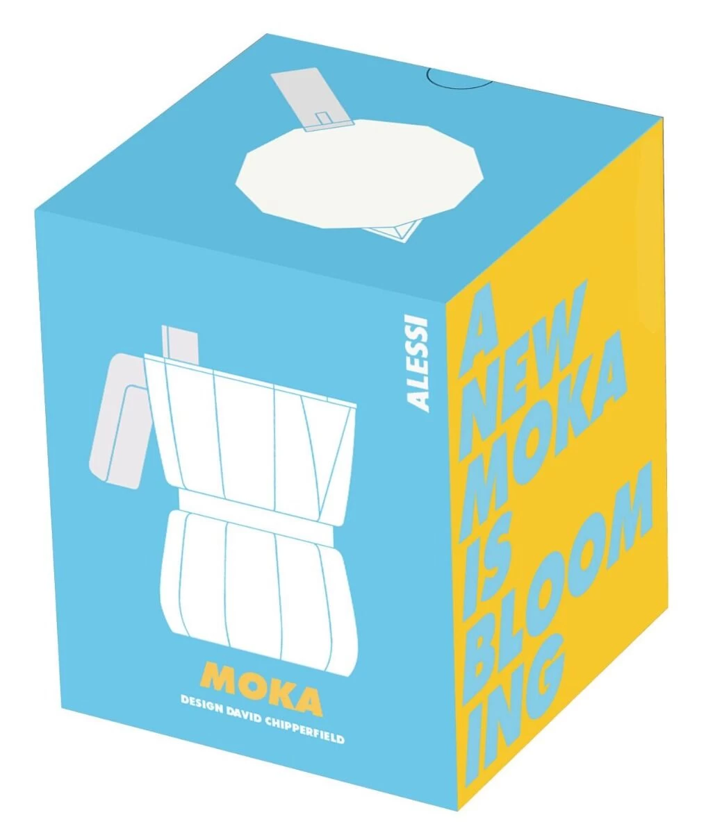 Alessi Moka David Chipperfield Mokapot 6 Kops Aluminium 5 Alessi Moka David Chipperfield Mokapot 6 Kops Aluminium - Afbeelding 5