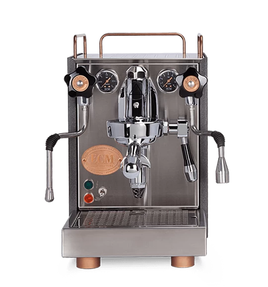 ECM Mechanika VI Slim Heritage Espressomachine Rvs Glans 1 ECM Mechanika VI Slim Heritage Espressomachine Rvs Glans