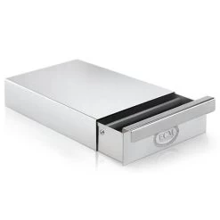 ECM Uitklopbak Met Lade Rvs