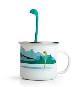 Ototo Cup Of Nessie Theeinfuser En Beker Kunststof/emaille Blauw -Koffie Drank Winkel ot ot920 3