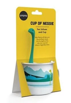 Ototo Cup Of Nessie Theeinfuser En Beker Kunststof/emaille Blauw -Koffie Drank Winkel ot ot920 4