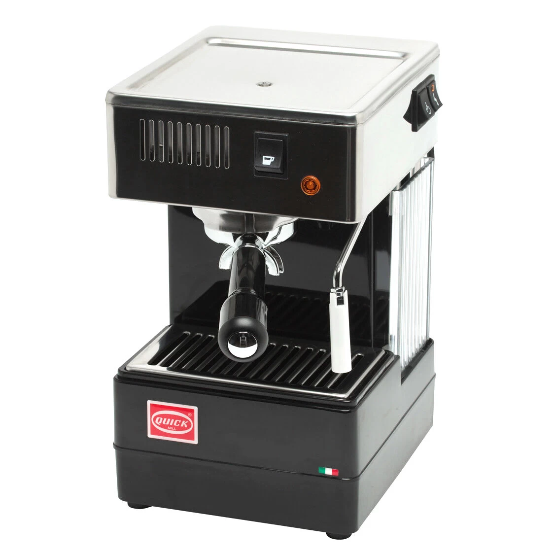 Quick Mill 820 Espressomachine 1,8 Liter Rvs Zwart 1 Quick Mill 820 Espressomachine 1,8 Liter Rvs Zwart