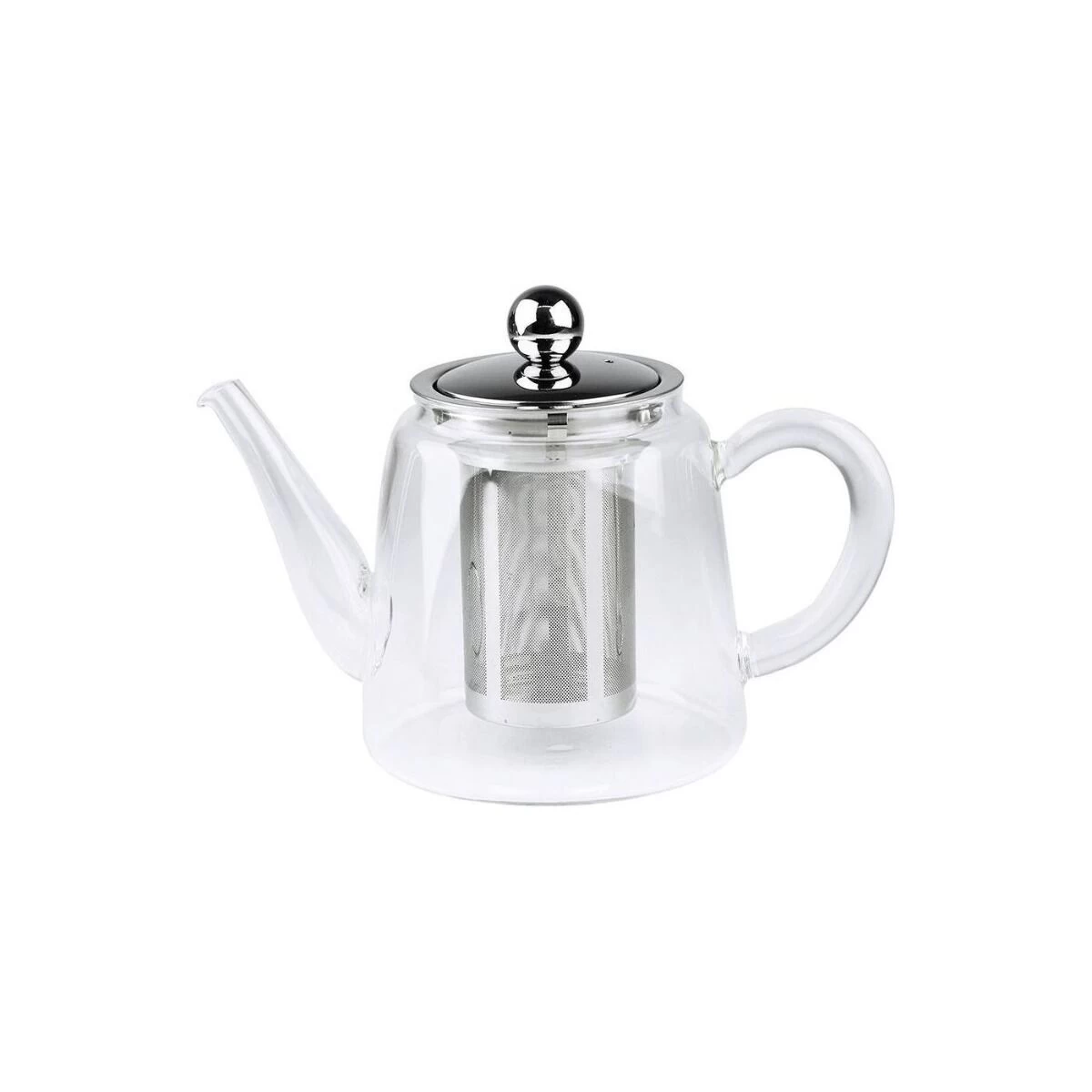 Cristel Jasmin Theepot 1,2 Liter Rvs/glas 1 Cristel Jasmin Theepot 1,2 Liter Rvs/glas