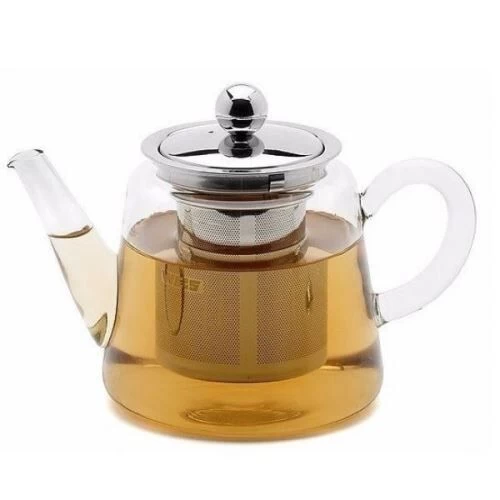 Cristel Jasmin Theepot 1,2 Liter Rvs/glas 3 Cristel Jasmin Theepot 1,2 Liter Rvs/glas - Afbeelding 3